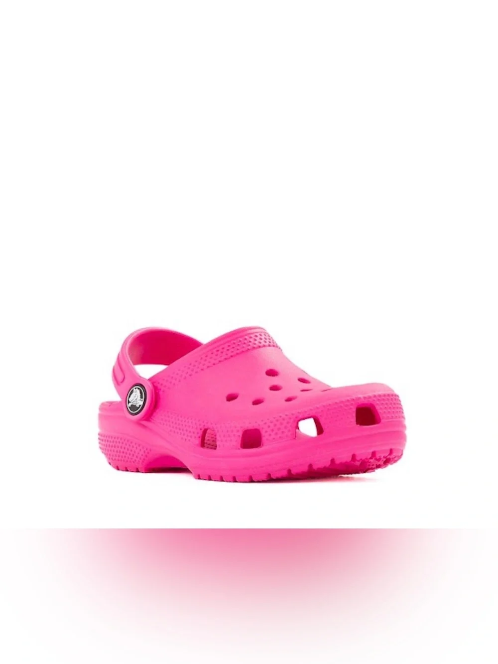 Kids Lightweight Pink Clog with Heel Strap